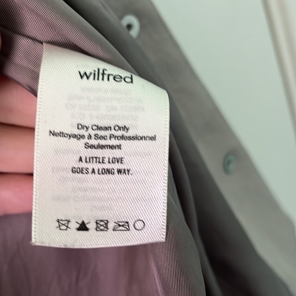 Wilfred - Aritzia - poussin bomber jacket (purple/grey/mauve). - Picture 8 of 11